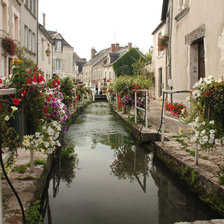 Схема вышивки «старый город»
