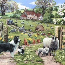 Схема вышивки «на ферме»