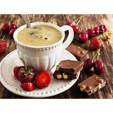 Схема вышивки «Чашка кофе»