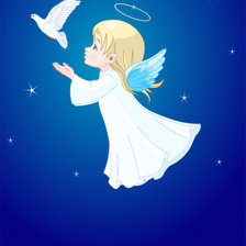 Схема вышивки «Ангелочек»