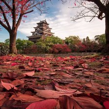 Схема вышивки «Храм Японии»