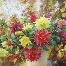 Схема вышивки «Осенний букет»