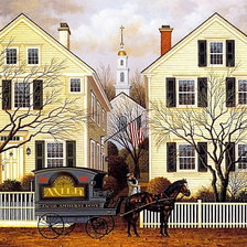 Схема вышивки «Горничная и молочник»