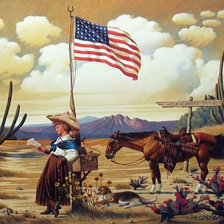 Схема вышивки «Долгожданное письмо»