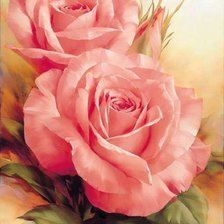 Схема вышивки «розы»