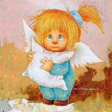 Схема вышивки «Солнечный ангел»