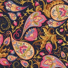 Схема вышивки «пейсли»