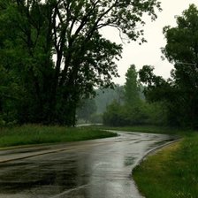 Схема вышивки «Дорога»