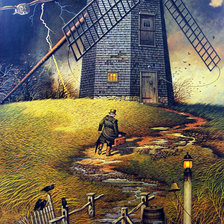 Схема вышивки «Гость мельника»