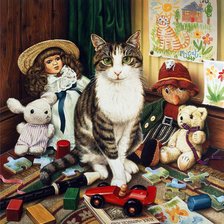 Схема вышивки «Давай, поиграем!»