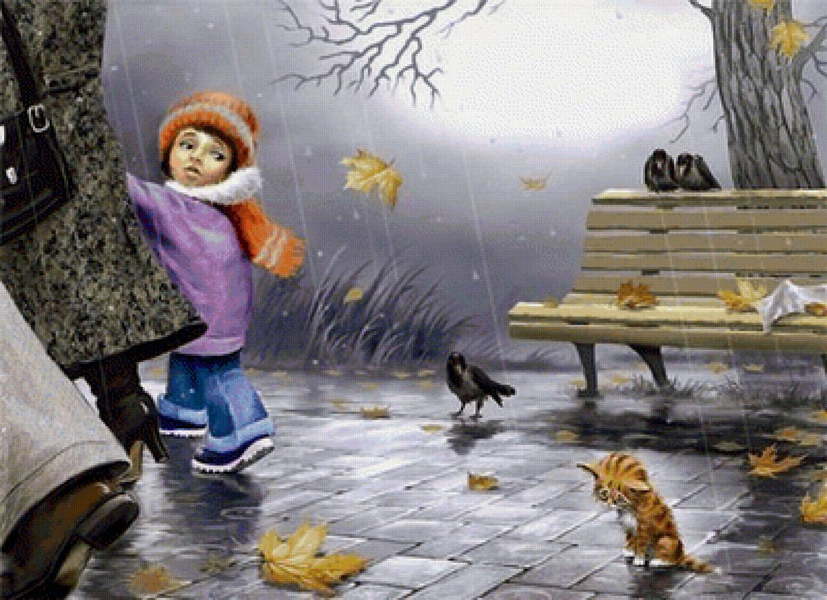 Бедный котик - возьмите меня - предпросмотр