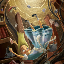 Схема вышивки «Алиса в Стране Чудес»