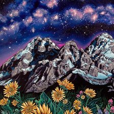 Схема вышивки «ночь в горах»