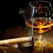 Схема вышивки «коньяк»