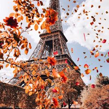 Схема вышивки «Эйфелева башня»