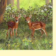 Схема вышивки «Серия "Олени"»