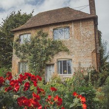 Схема вышивки «английский дом»