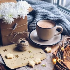 Схема вышивки «Кофе»