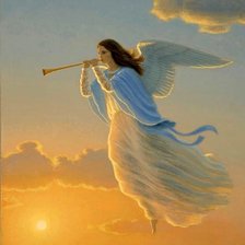 Схема вышивки «Ангел»