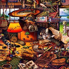 Схема вышивки «После рабочего дня»