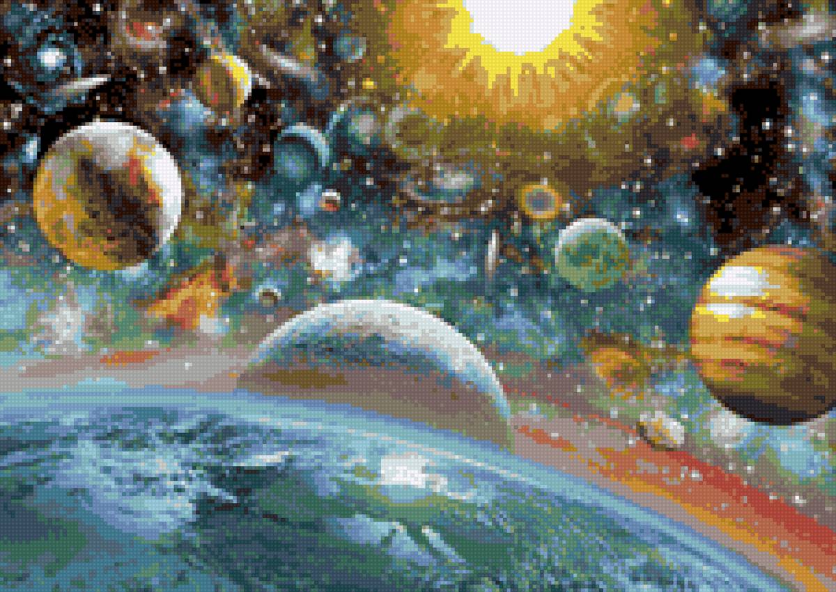 Космос - планеты, космос - предпросмотр