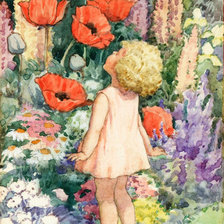 Схема вышивки «в саду»