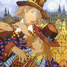 Схема вышивки «музыканты»