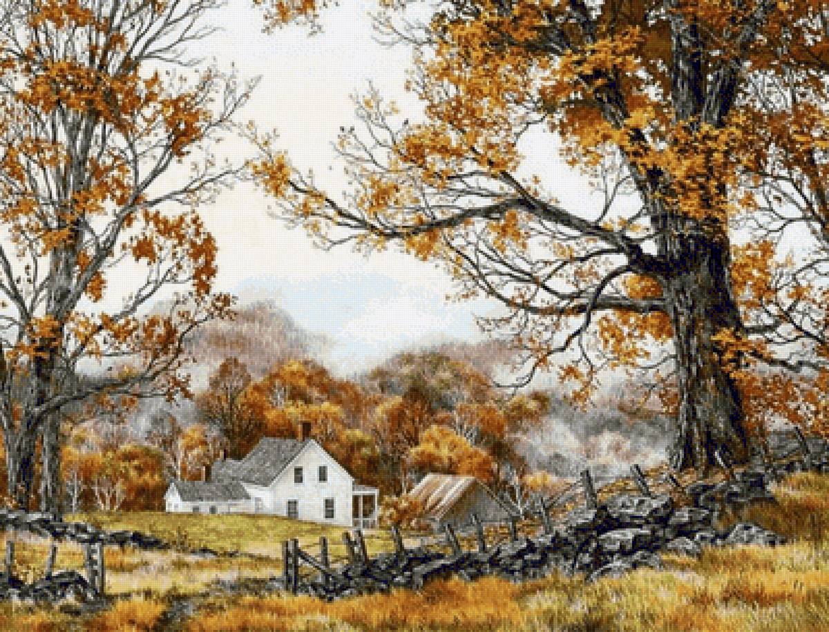 Осенний пейзаж - пейзаж, осень - предпросмотр