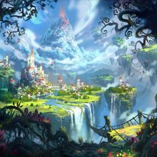 Схема вышивки «Замок»