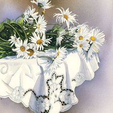 Схема вышивки «Ромашки»