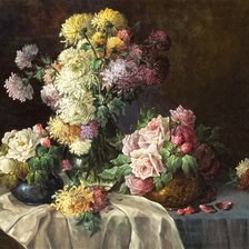 Схема вышивки «Цветы»