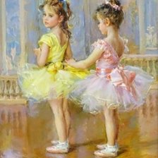 Схема вышивки «bailarinas»