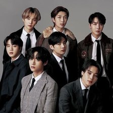 Схема вышивки «BTS»