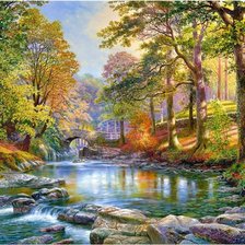 Схема вышивки «Paisagens.»