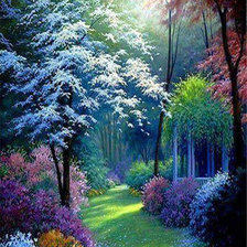 Схема вышивки «Пейзаж»