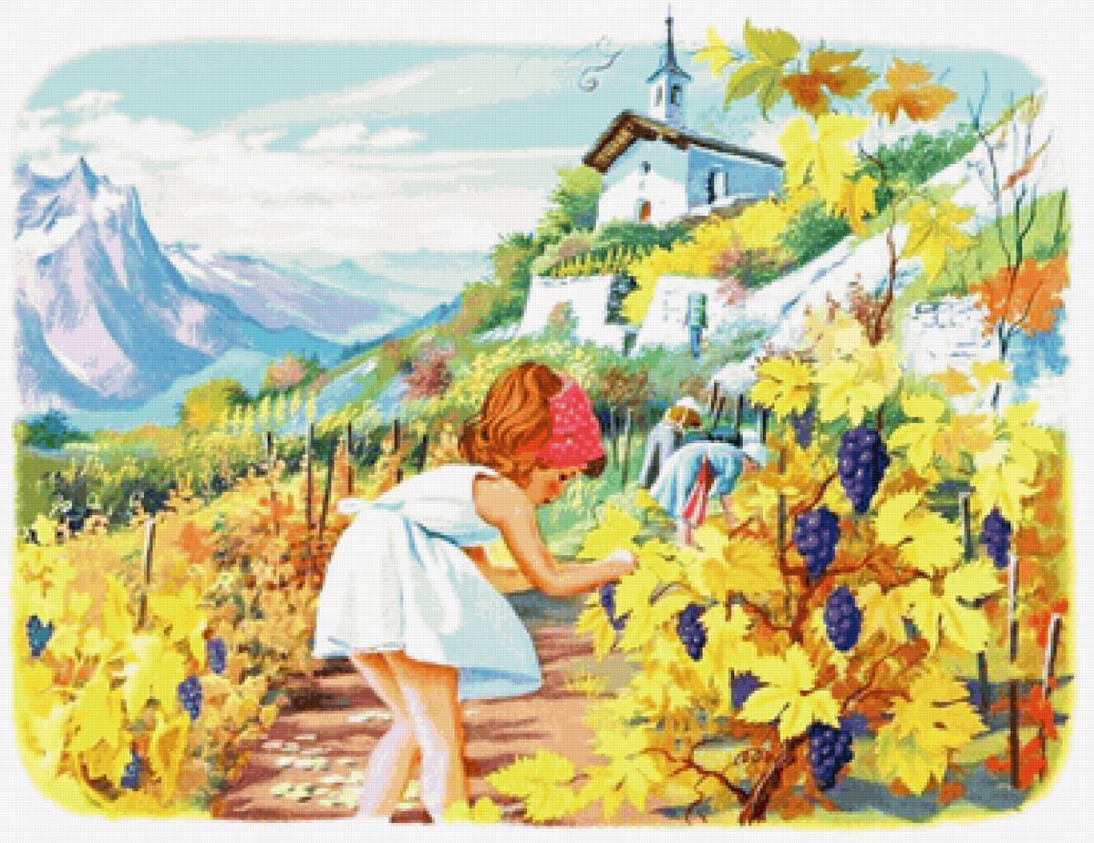 девочка - рисунок - предпросмотр