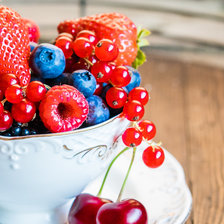 Схема вышивки «чашка ягод»