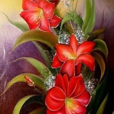 Схема вышивки «цветы»