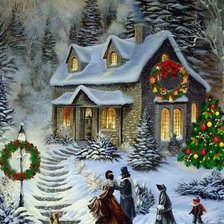 Схема вышивки «Новый год.»