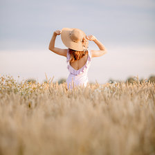 Схема вышивки «Рожь»