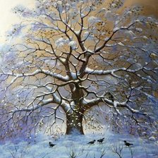 Схема вышивки «дерево»