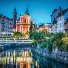 Схема вышивки «Ночной город»