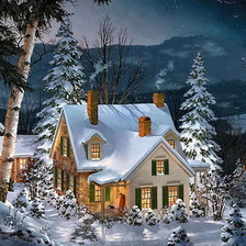 Схема вышивки «Зима пришла!»