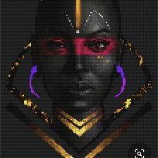 Схема вышивки «Африка»