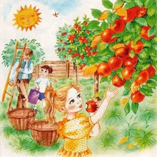 Схема вышивки «дети»