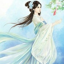 Схема вышивки «Гейша»