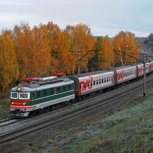 Схема вышивки «поезд»