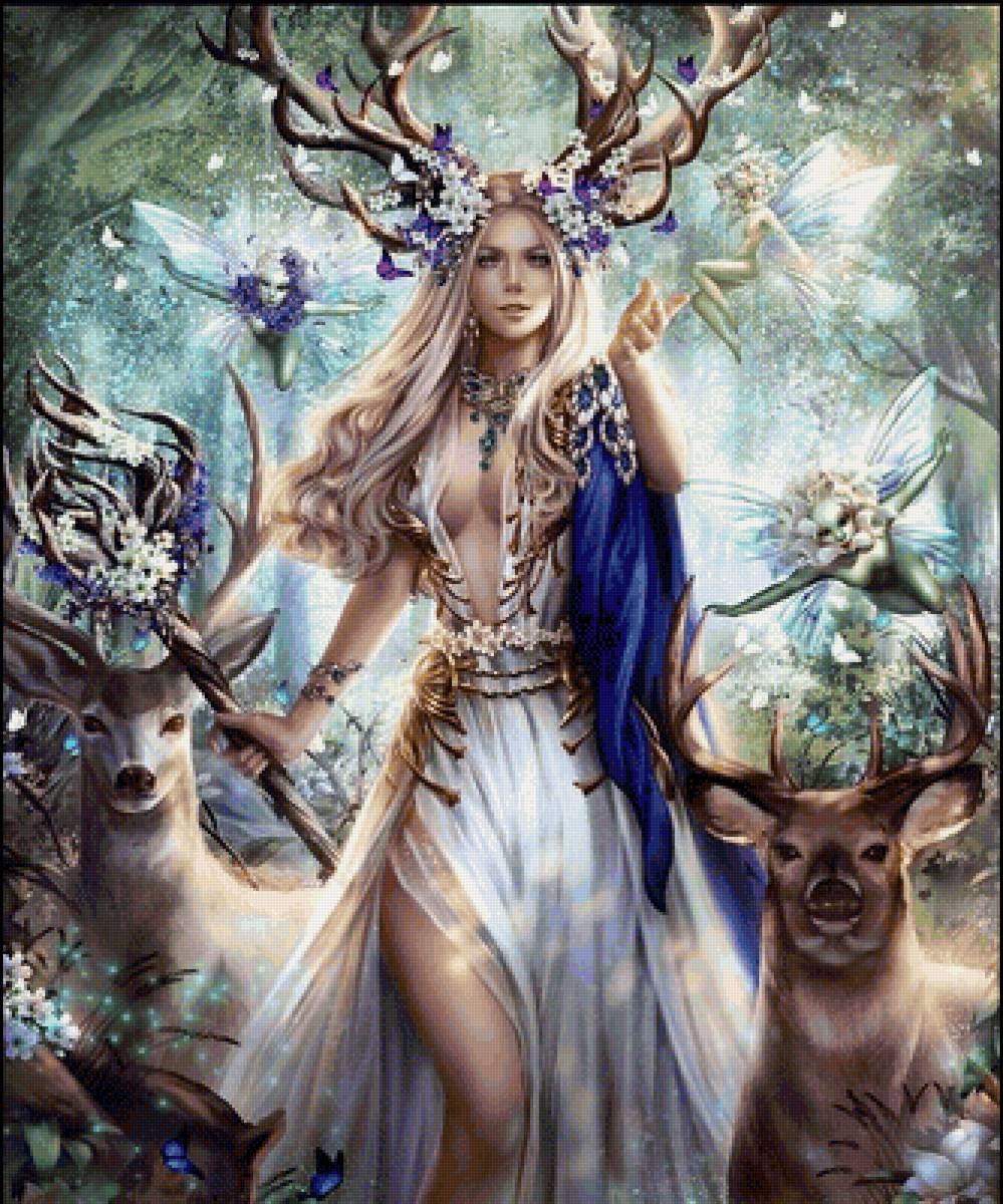 Королева Эльфов - чудеса, сказка, эльфы - предпросмотр