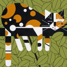 Схема вышивки «Чарли Харпер Кот»