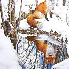 Схема вышивки «Серия "Лисы"»